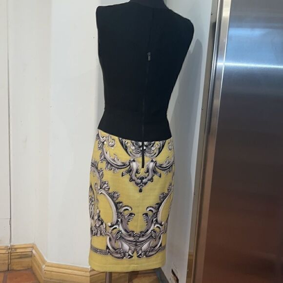 BCBG Dress size 6 yellow and black - Picture 2 of 5